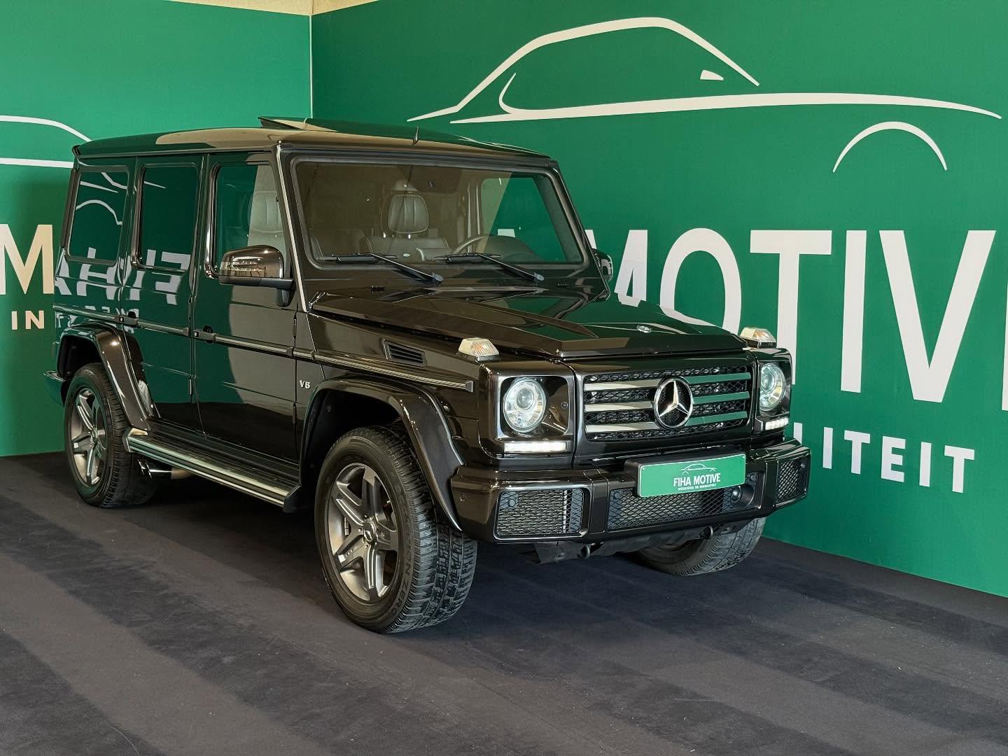 Verkochte tweedehands auto Mercedes-Benz G500 in showroom FiHa